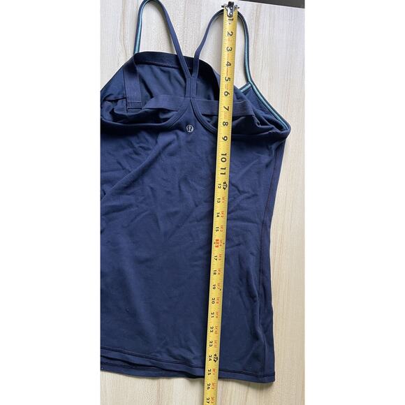 Lululemon Womens Power Pose Tank in Nile Blue Racerback Workout Running Size 6 - Picture 7 of 8